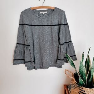 LOFT Bell sleeve top